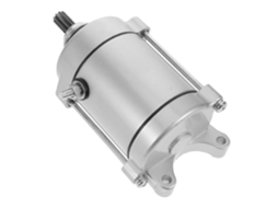 Motor De Arranque Para Motocicleta De Metal Prateado Com 9 Dentes, Acessório De Desempenho Confiável.