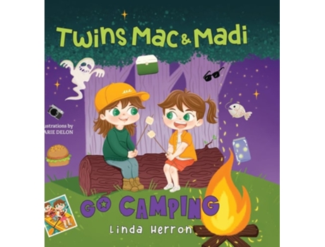 Livro Twins Mac amp Madi Go Camping de Linda Herron (Inglês - Capa Dura)