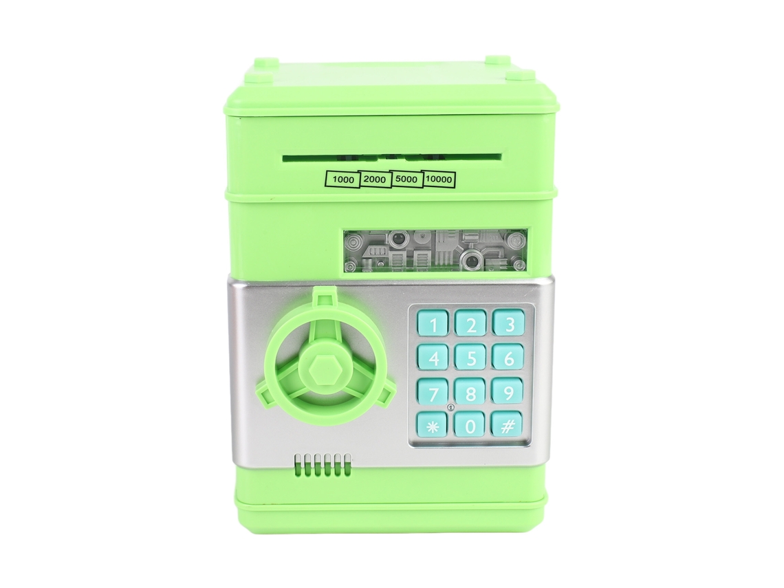 Cofrinho Eletrônico com Senha para Crianças, Cofre de Dinheiro, Safe Box, Mini, ABS | S/MARCA