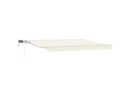 Conjunto 1 Toldo Manual Vidaxl Branco Alumínio (4,5 × 3 M)
