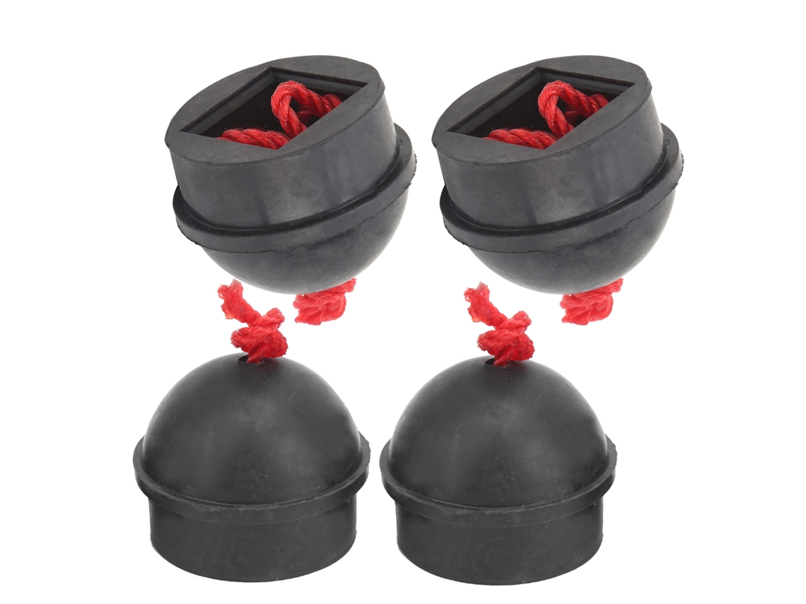 Kklv-4 Peças Porta Tiza De Bilhar Com Cordão Acessório De Borracha Para Bolso Tiza De Pool Preto