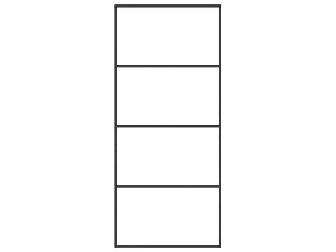 Sliding Door, Sliding Doors Vidaxl Preto Vidro (90 X 205 Cm)
