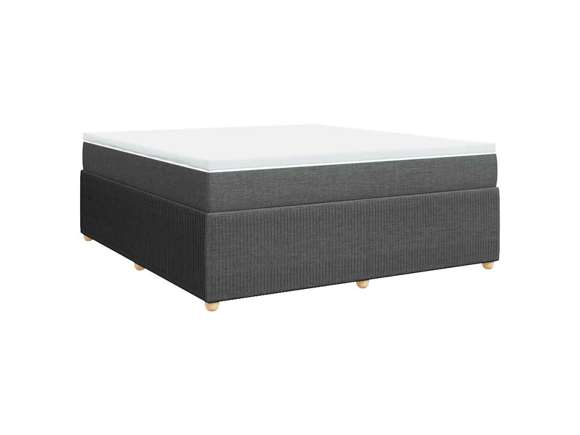 Box Spring Bed, Box Spring Beds Vidaxl Cinzeto Tecido (180 X 200 Cm)