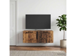 Vidaxl Gabinete De Tv De Parede Madeira Antiga 78,5 X 31 X 30 Cm