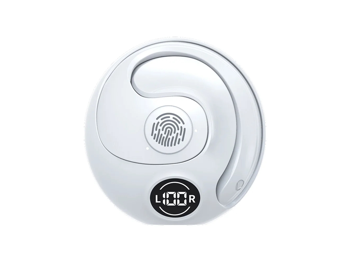 Auriculares Bluetooth True Wireless Subwoofer Estéreo Jr07 Com Microfone Bluetooth Branco