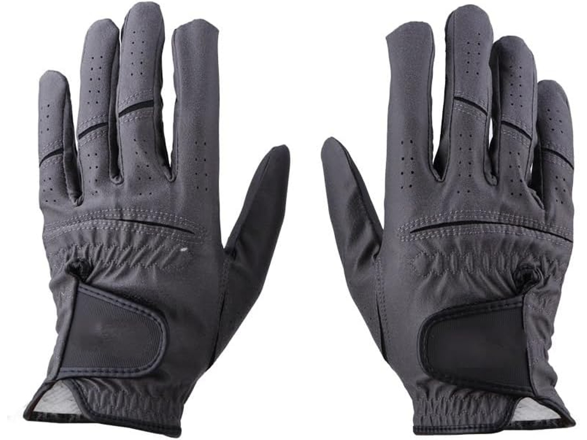 Luvas de Golfe Masculinas para Mão Esquerda ou Direita, Macias, Brancas e Cinza, para Treino | S/MARCA