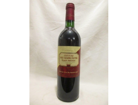 Vinho Tinto CHÂTEAU HAUT VIGNOBLE DU PARC 2000 (75 cl - 1 unidade)