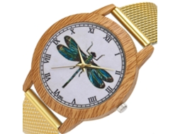 Reloj Casual T90-f De Moda Nueva Unisex Con Correa De Silicona Oro