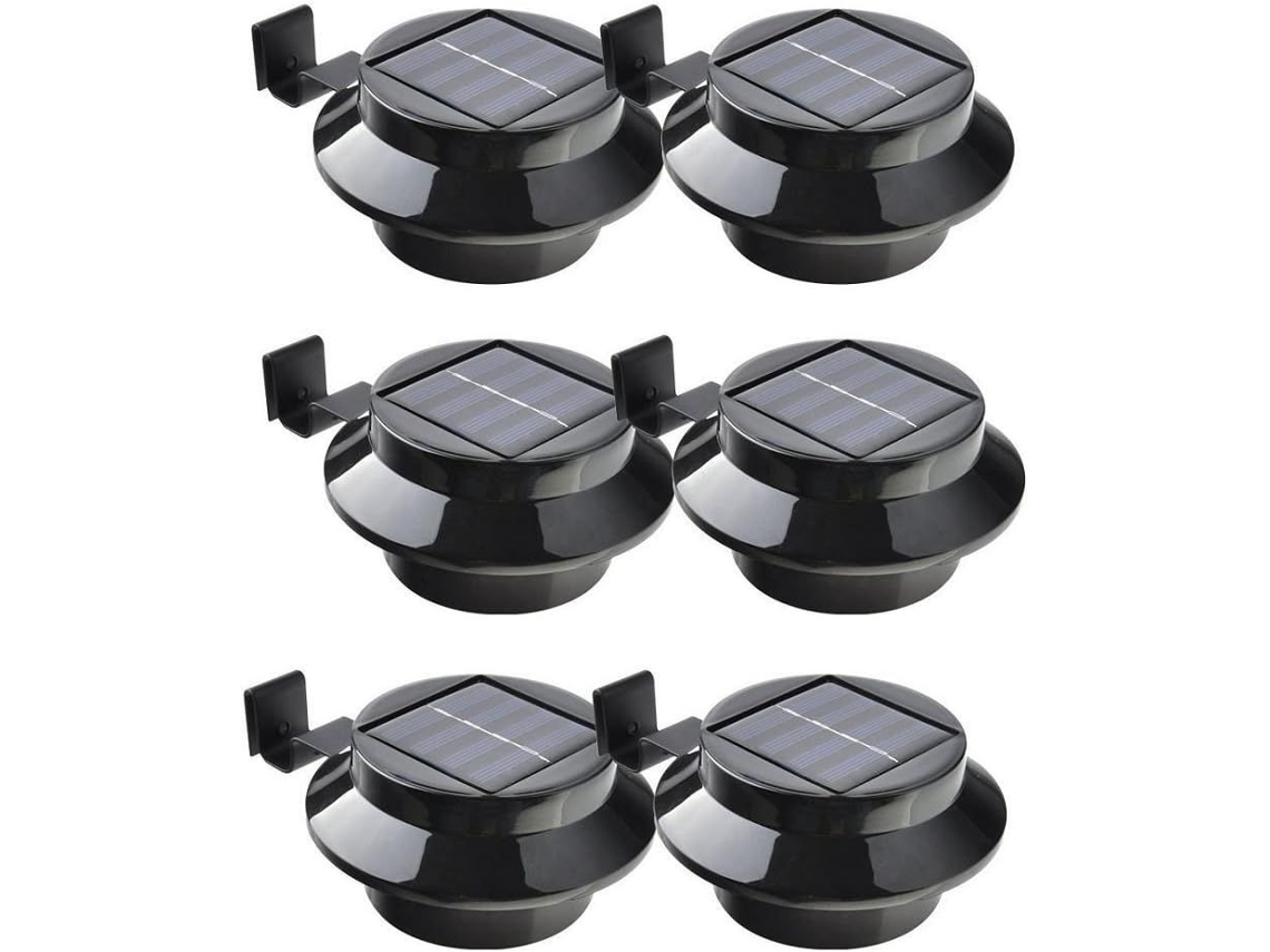 Lurelia, Lanterna Solar, Bateria, Auto, Branco, Pack 6, Jardim, Pátio
