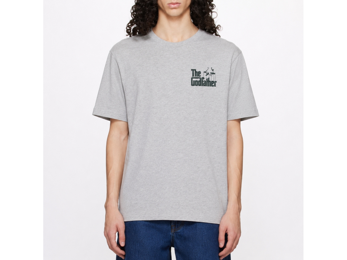 Rockinstone The Godfather The Godfather Logo Lc Sport Grey T-shirt Size:l