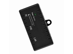 Adaptador Injetor Splitter Poe Power Over Ethernet Para Rede Lan Preto