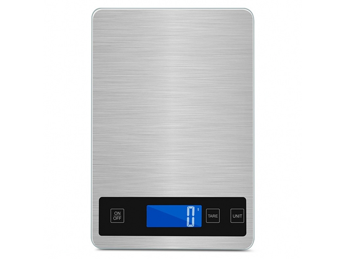 Balança De Cozinha Digital De 5 Kg, Com Medição Em Gramas E Onças, Ideal Para Assar, Cozinhar E Preparar Café Prata Hexinyigjly