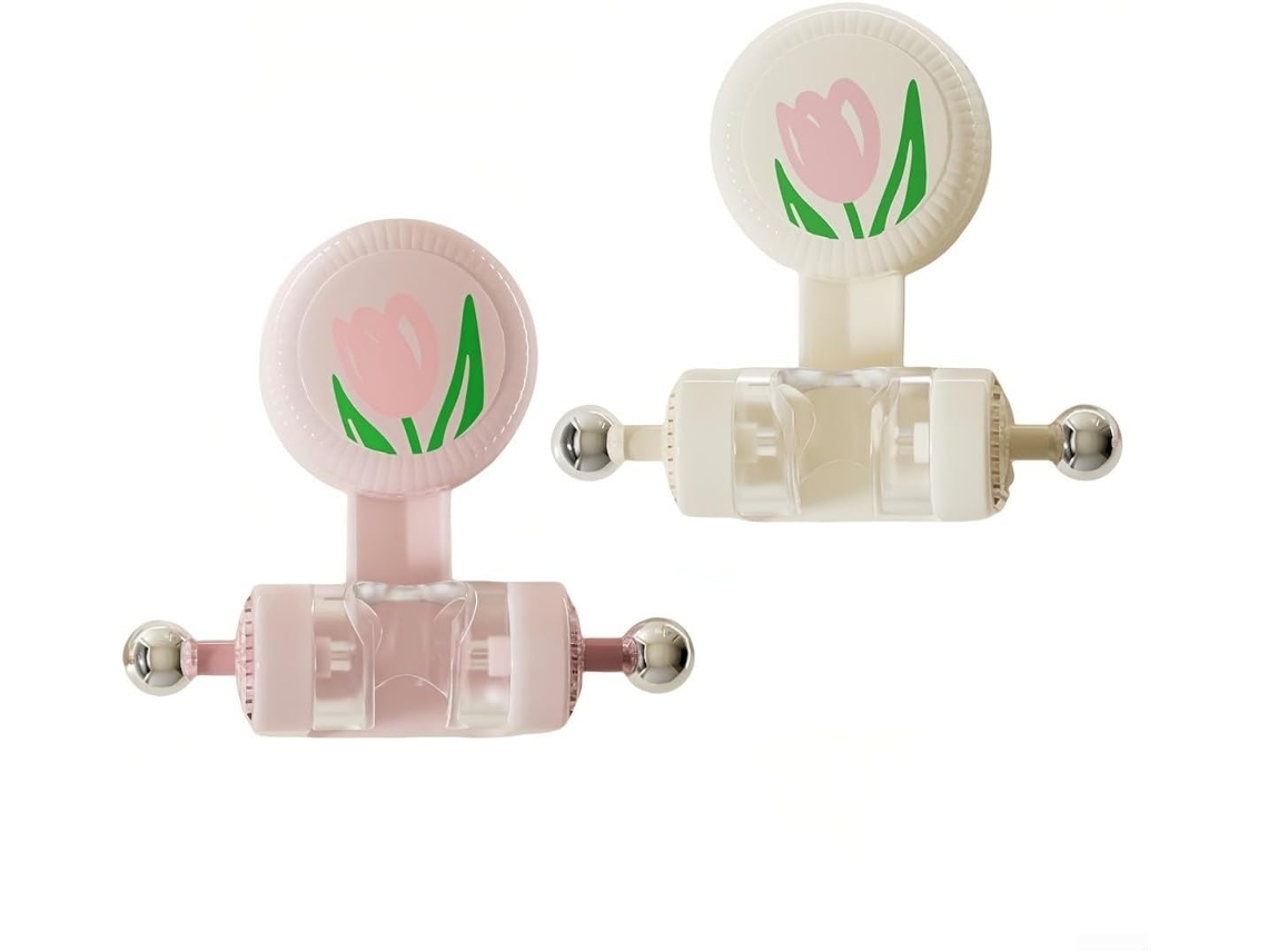 Kit Com 2-suportes De Chuveiro Ventosa, Ajustáveis Para Montagem Na Parede, Sem Furos, Para Chuveiro De Mão, Ideal Para