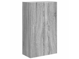 Armário de Tv de Parede Cinza Sonoma com 59,5x31x100 cm MAISON EXCLUSIVE