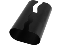 Porta-lenços Em Aço Inoxidável Preto, A Impressões Digitais E Umidade, Com Design Minimalista E Elegante. Para