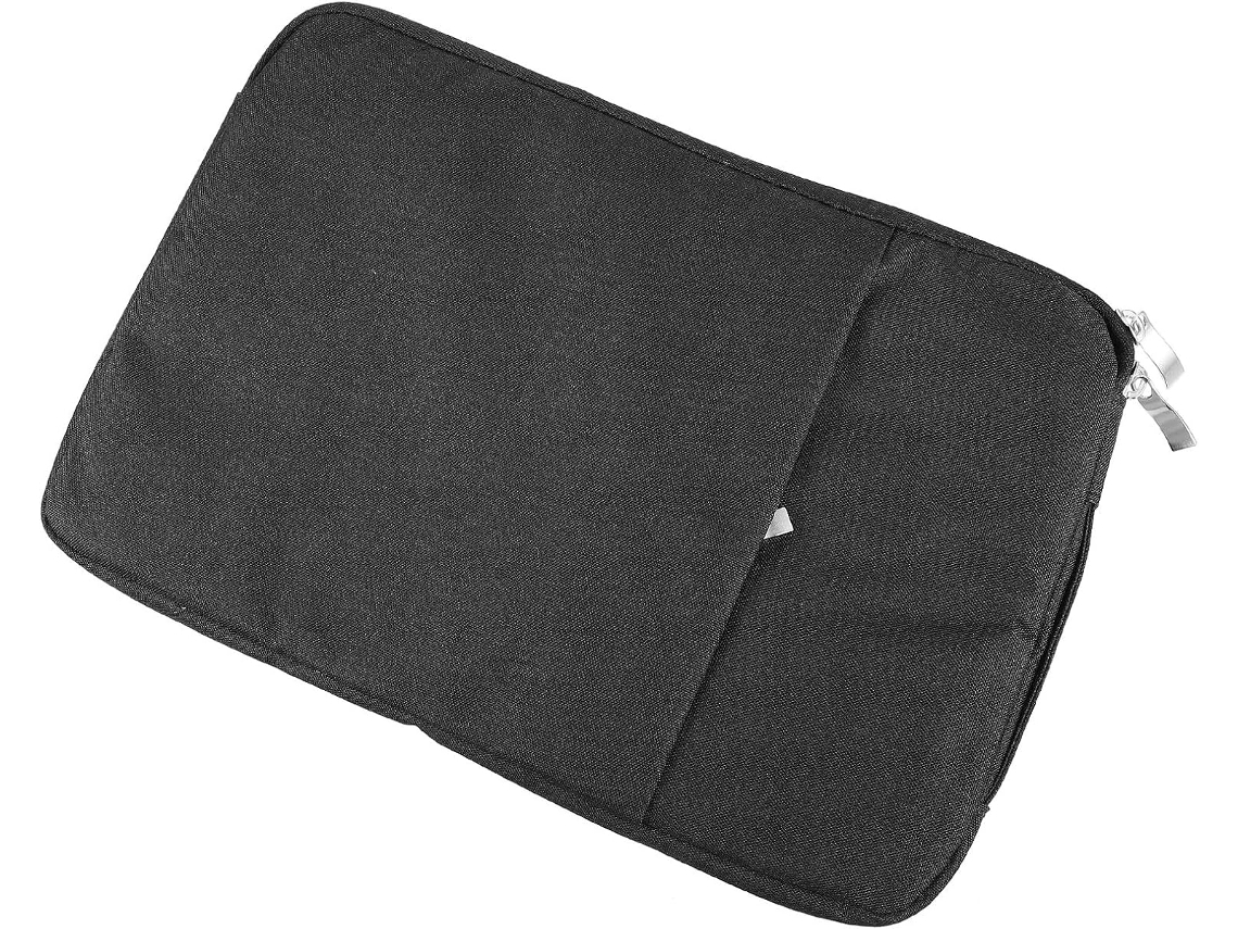Capa Para Computador Portátil De 11 Polegadas Preta Em Tecido Oxford Resistente, Bolsa De Proteção