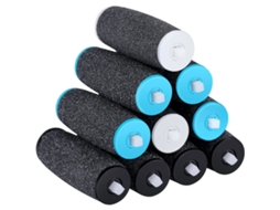 Pacote com 10 rolos de reposição para Scholl Velvet Smooth - Recarga de pedra-pomes para lixa elétrica para pés - 3 grãos diferentes. -SLOWMOOSE