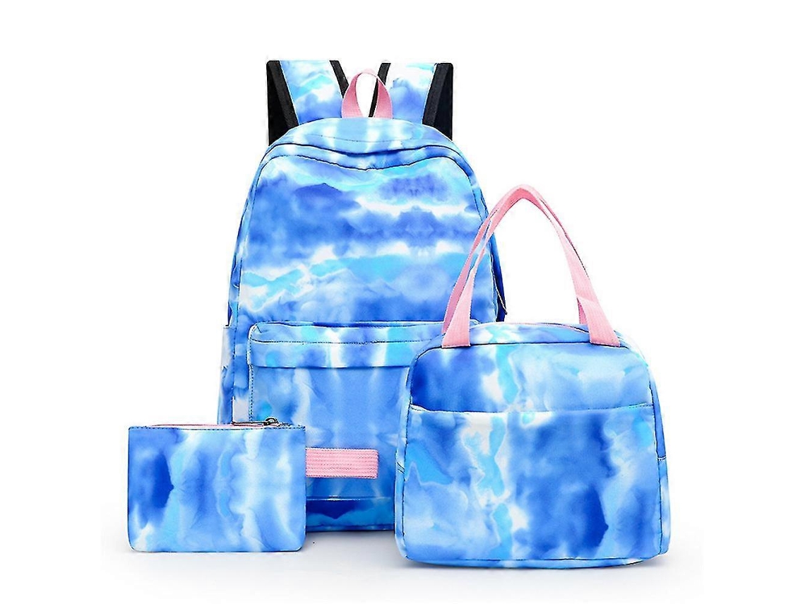 Mochila Carteira Lancheira Tie Dye Aquaforge