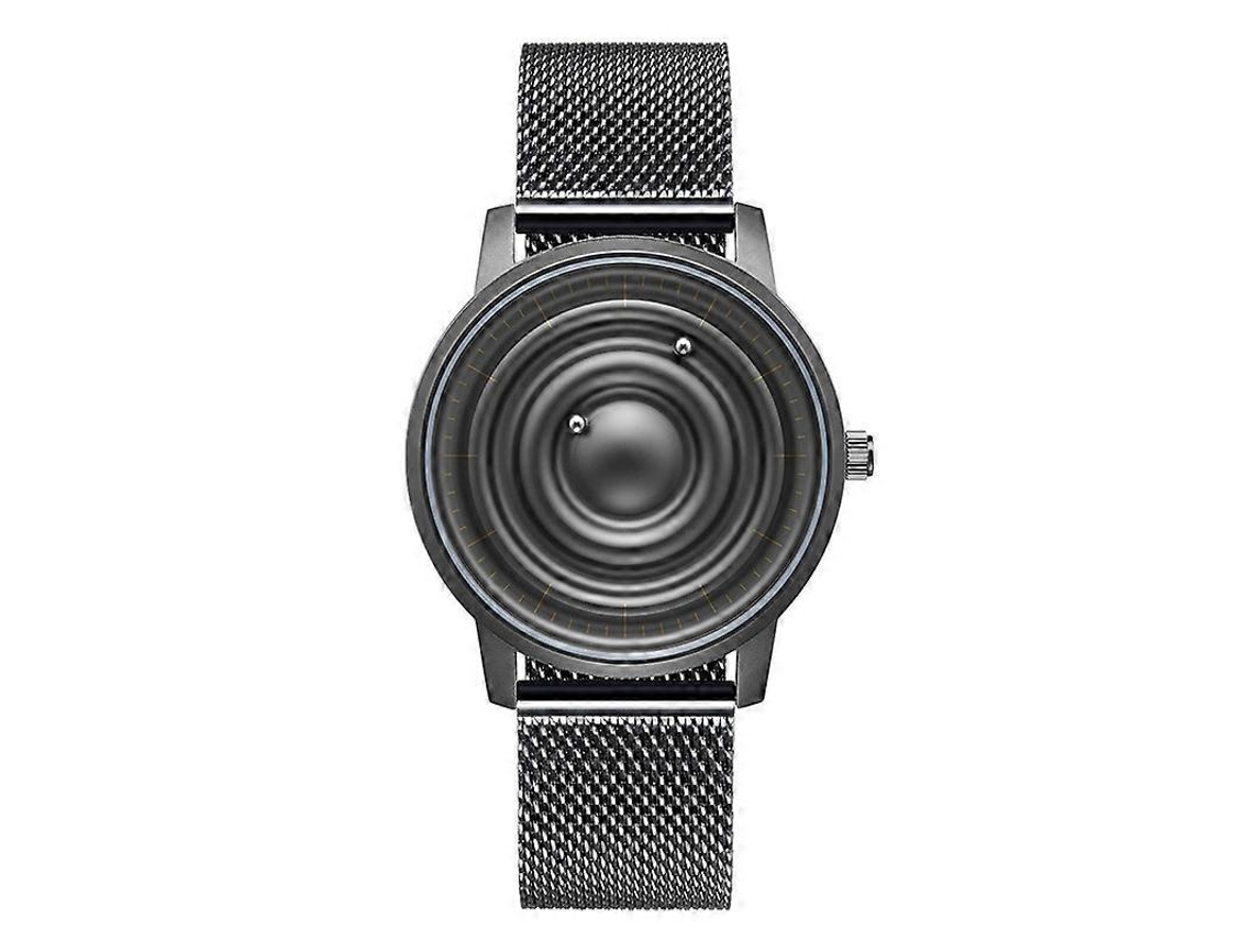 Relógio masculino Eutour E041 de quartzo magnético com caixa de aço inoxidável de 40 mm Hengrongshen