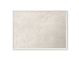 Quadro de parede magnético cinza Elegance para escritório Espelharte (70x50 cm)