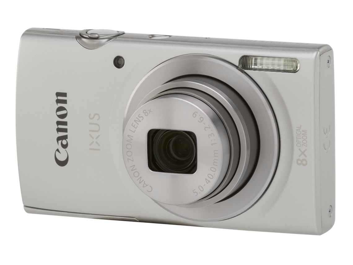 Máquina Fotográfica Compacta CANON Ixus 185 (Prateado - 20 MP - ISO: auto a 1600 - Zoom Ótico: 8x)