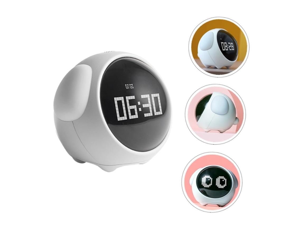Lurelia Máquina De Alarme E Som Sunrise, Luz Noturna, Relógio Digital Regulável Para Quarto, Máquina De Ruído Branco Para Bebês E Adultos