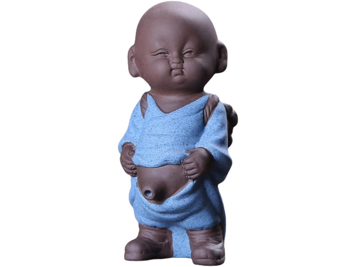 Enfeite Divertido Design Acessório Cerimônia Cores Aleatórias Decoração Buda Roxo Azul Chá Casa GOKOCO