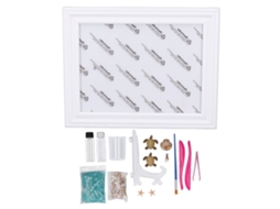 Mali kit de Arte com Vidro Marinho Moldura de Foto Resina para Decoração Casa Diy