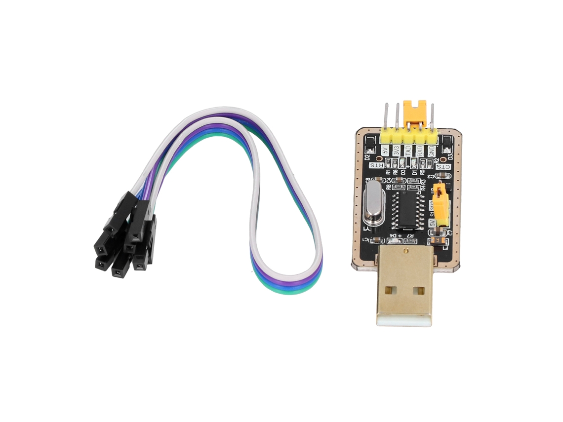 Laxiscreed Adaptador Usb Para Serial Ttl Com Cabo De Debug, Compatível Com 3.3v/5v