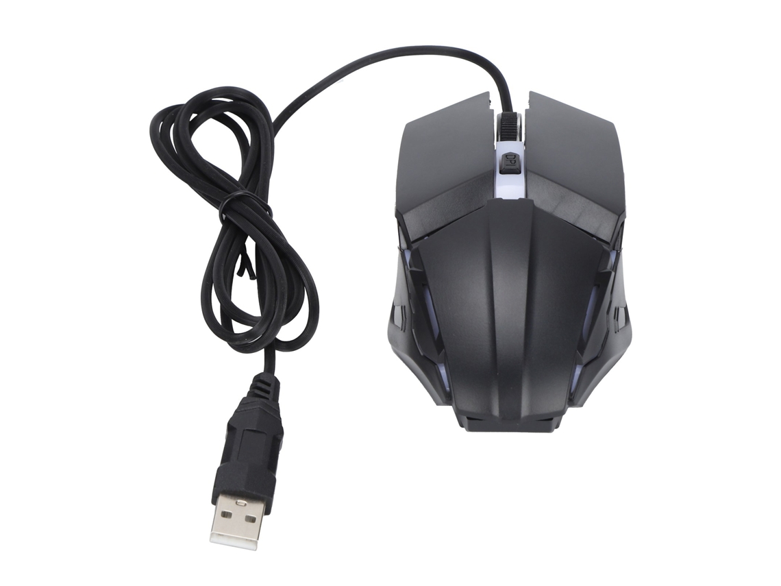 Mouse de Jogo com Fio Ergonomico com Luz Rgb Sensor de Alta Precisão para Pc Notebook Laptop