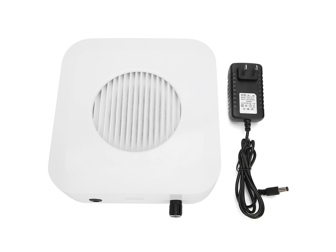 60w Nail Dust Collector Adjustable Suction Fan Vacuum Cleaner Us Plug