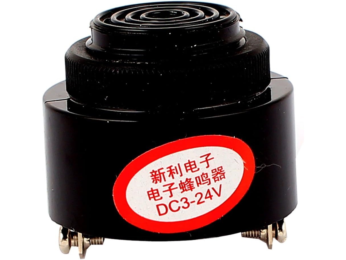 Alarme Eletrônico Piezoelétrico de Tom Contínuo 85 Db, 3 24 V Cc CHABERLU (92fb767347f0ae2848314b1e158f30d3)