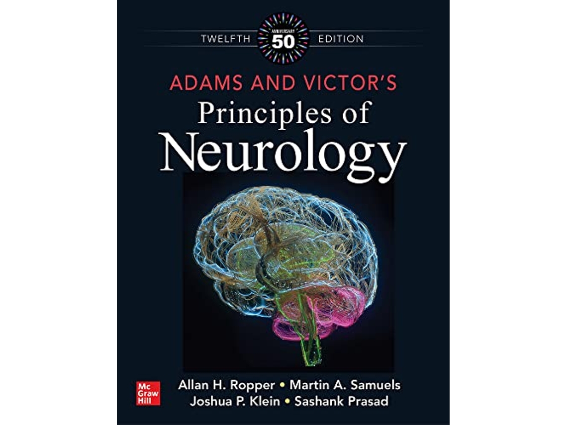 Livro Adams and Victors Principles of Neurology, Twelfth Edition de Allan Ropper, Martin Samuels et al. (Inglês - Capa Dura)
