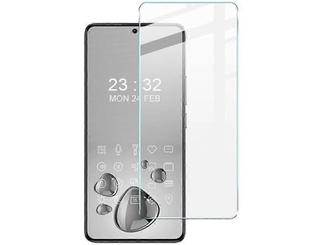 Película De Vidro Temperado Anti Estilhaçamento Compatível Com Xiaomi Redmi Turbo 3 5g / Poco F6 5g Da Série Imak H Vledary