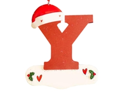 Laxiscreed Decoração De Natal Personalizada Com Nome Y Para Festas Especiais