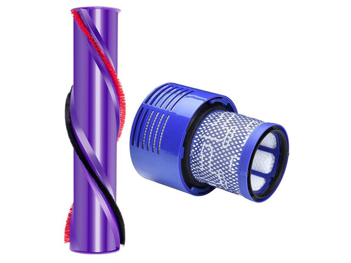 Filtro de rolo de escova para dyson v10, sem fio, limpador de rolo, barra de escova, rolo, robô, varredor, acessórios de aspirador de pó