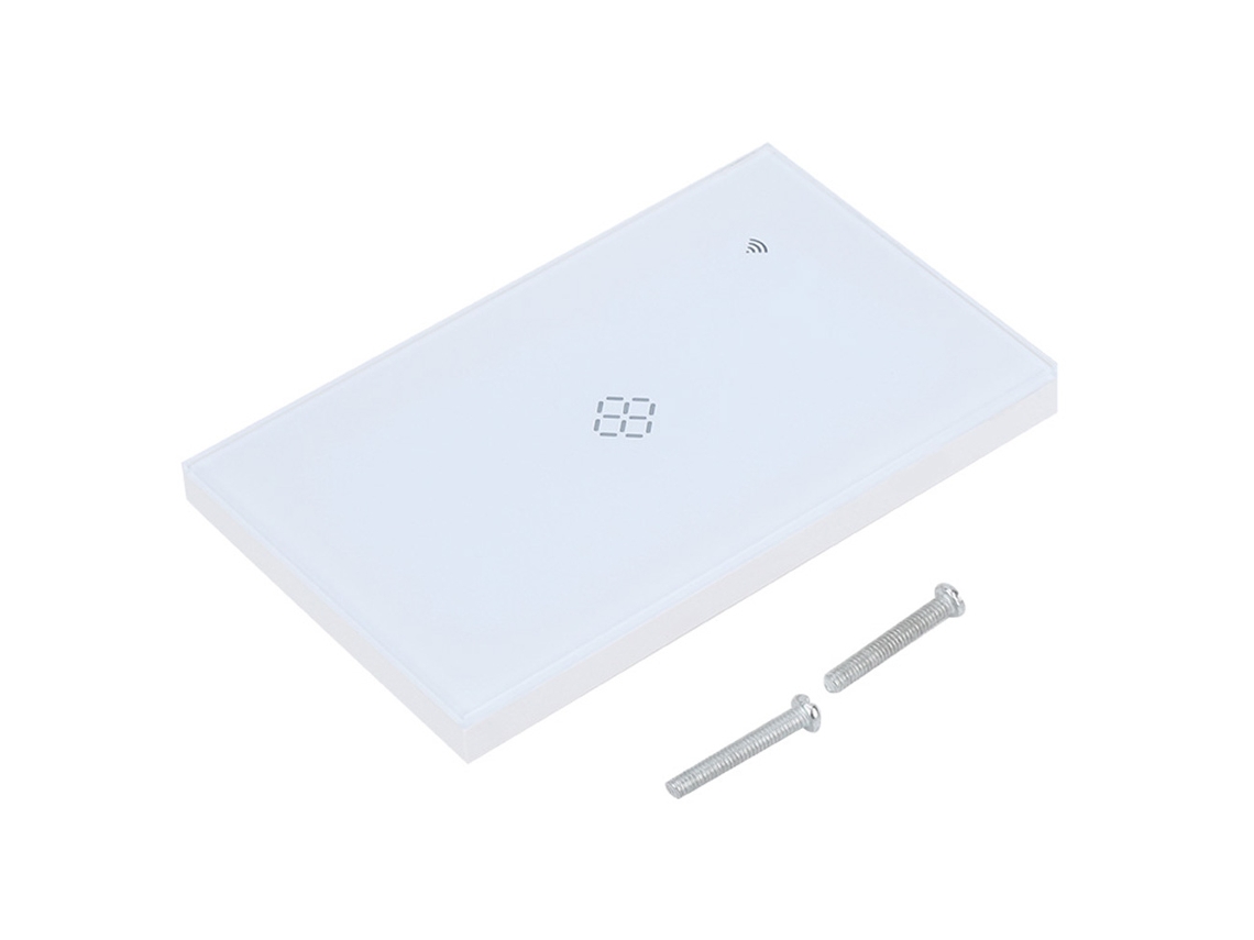Interruptor de parede inteligente Wi-Fi: controle 3 dispositivos, comandos de voz, temporizador e aplicativo.