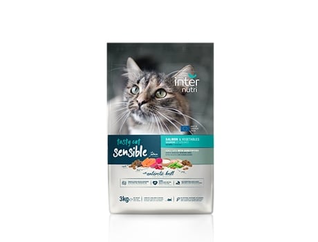 Alimento Completo Para Gatos Adultos Com Sensibilidades Internutri Tasty Cat Sensible 3kg