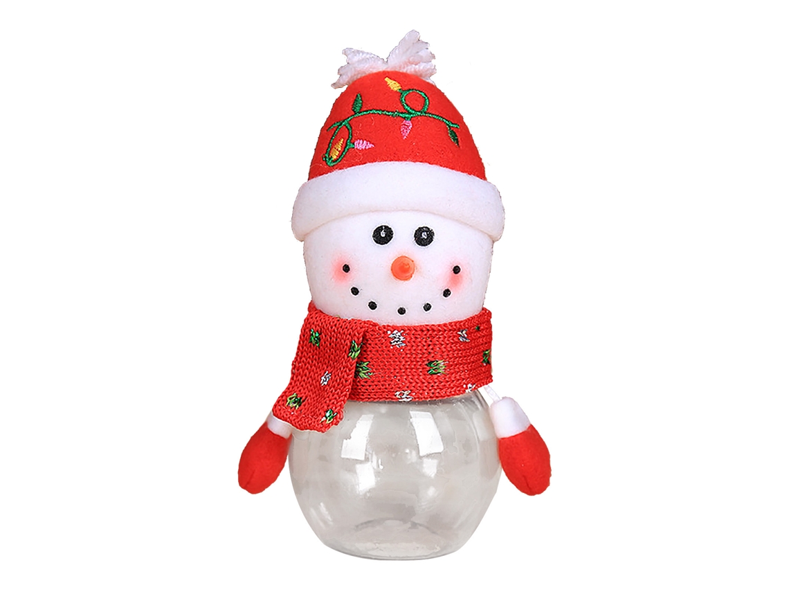 Laxiscreed Jarra De Chocolates De Natal Em Plástico Com Presépio Para Presentes Natalícios