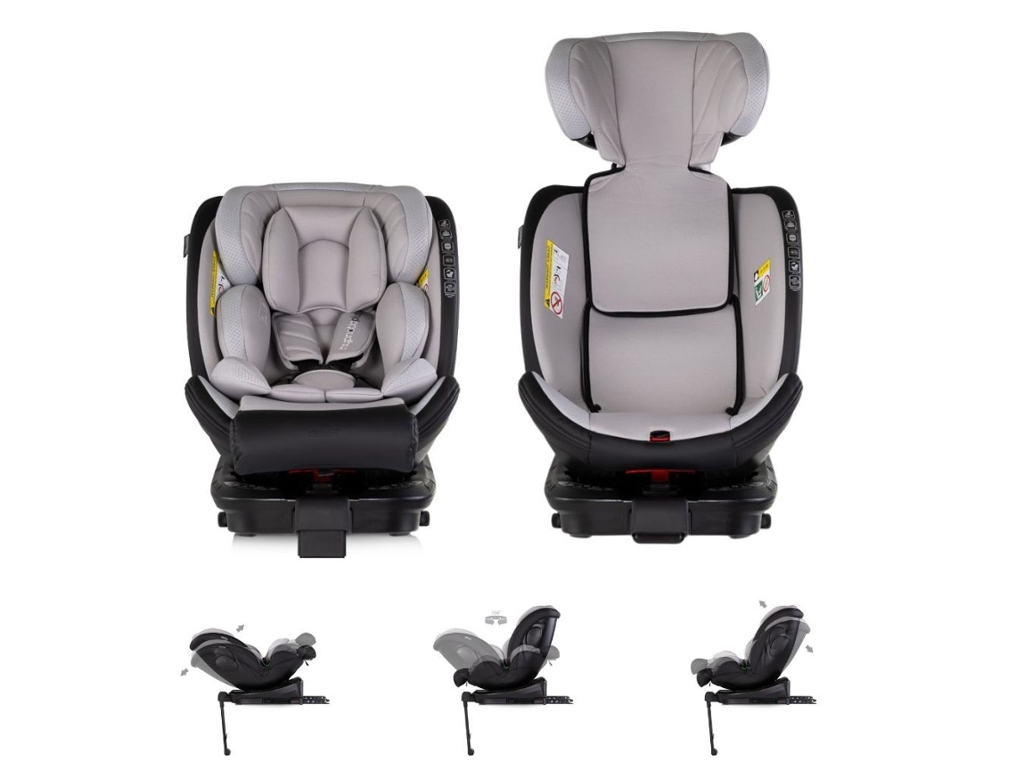 Cadeira Auto Hypnotic Plus I size Isofix 360º da CHIPOLINO Platinum (40 150 Cm)