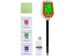 Analisador De Solo 6em 1 Para Plantas Jardim Ph, Umidade, Luz E Fertilidade Ideal Testes Gramados Áreas