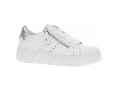 Sapatos de Mulher RIEKER Pele Branco (38)