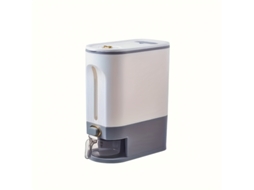 Recipiente Para Armazenamento, 5 Kg, 10 Kg, Com Copo Medidor, Cinza, Para Arroz, Modelo Kg/ 10