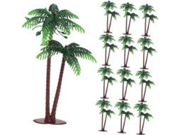 Conjunto De 15 Peças De Decoração Para Mesa, Bolos, Aquários E Jardins. Enfeite Decorativo De Coquei Gokoco