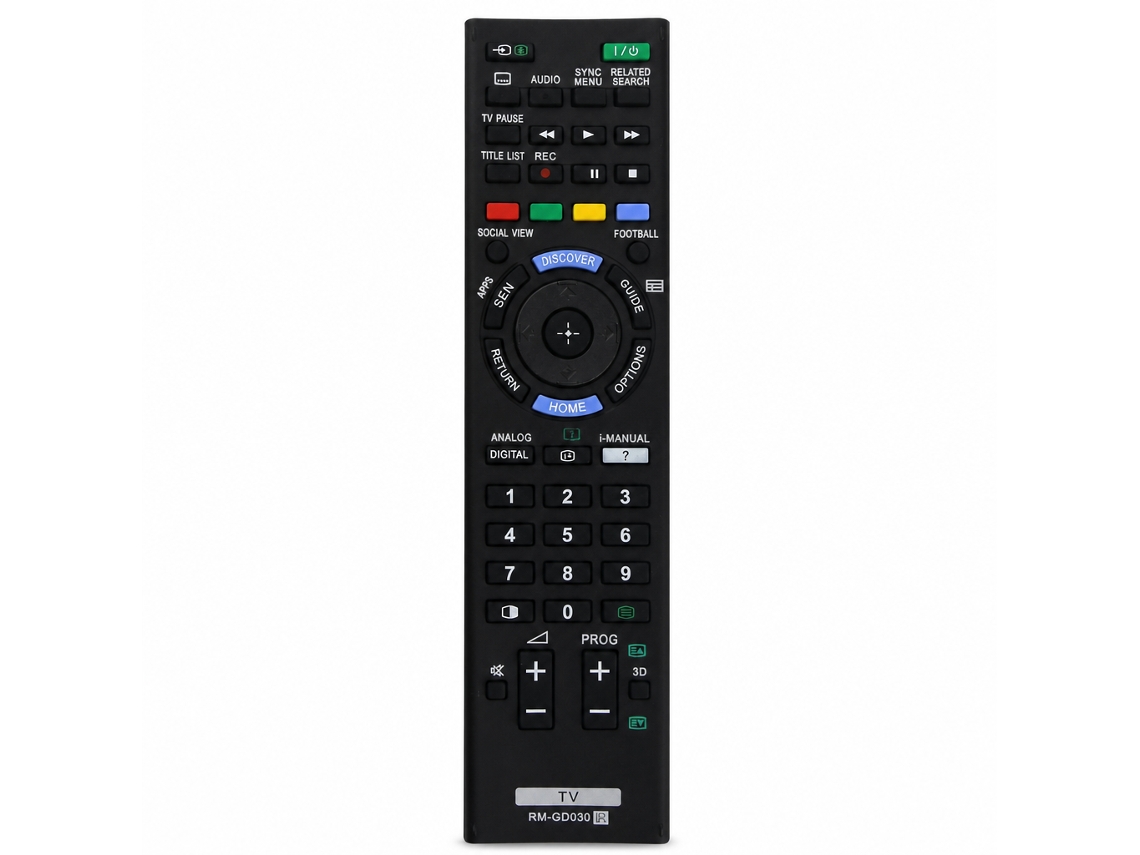 Comando À Distância Para Tv Compatível Com Sony Rm-gd030_zhd