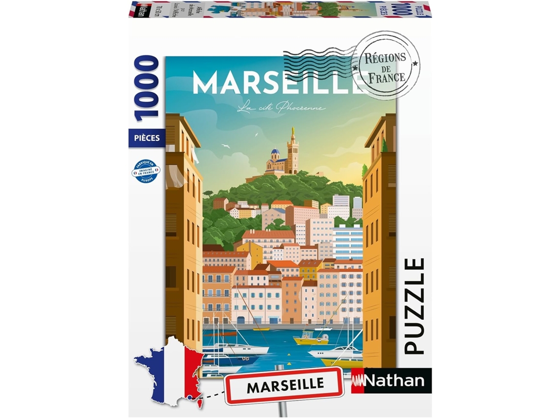 Puzzle Marseille Poster 1000 Pcs