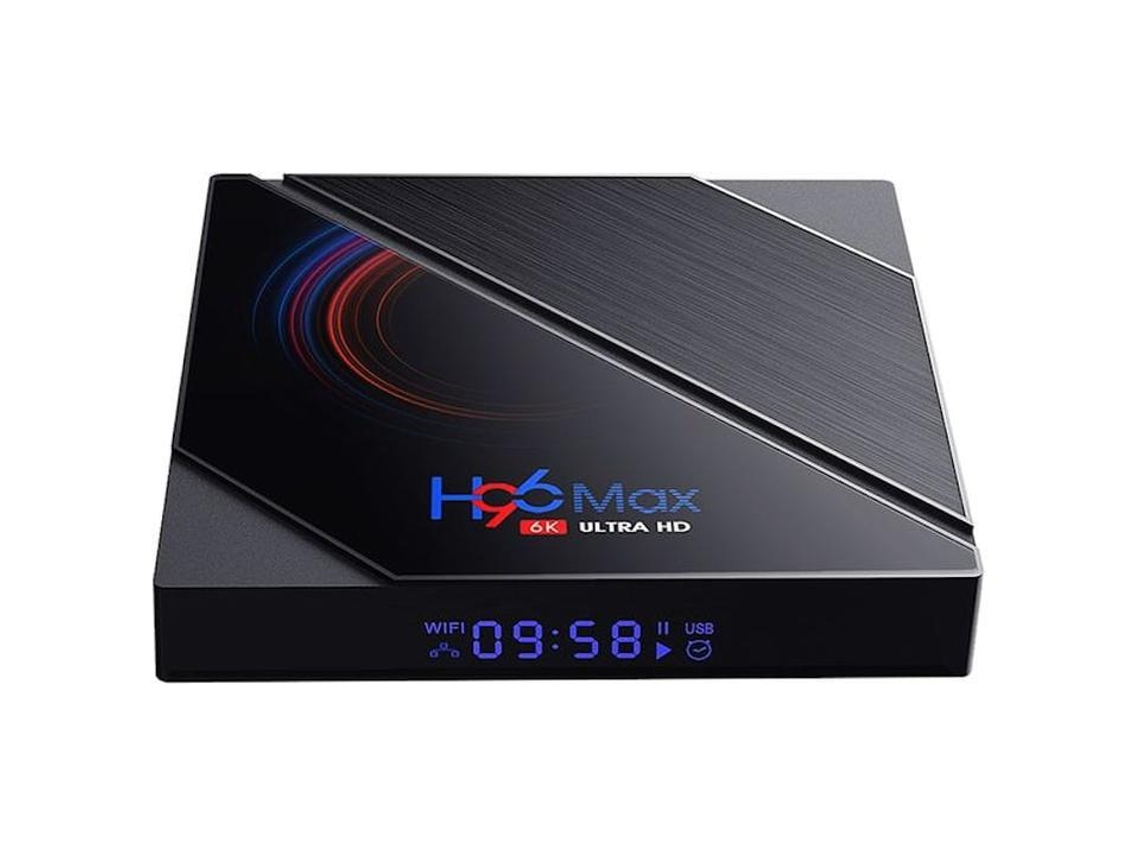 Box Android H96 Max H616 4K 4Gb/64Gb Android 10