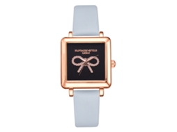 Relógio de Pulso Feminino Lvpai P714 Quartzo Casual com Pulseira Pu Azul Céu