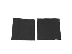 2 Pulseiras Refrescantes De Seda Gelada, Unissex, Respiráveis, Absorventes De Suor, Elásticas, Para Esportes, Pretas.