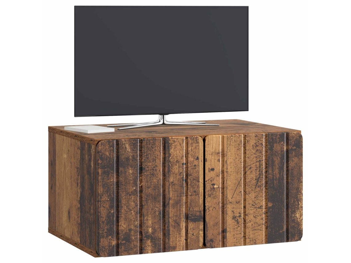 Gabinete de TV de parede MAISON EXCLUSIVE (59,5x41x30 cm) em madeira antiga